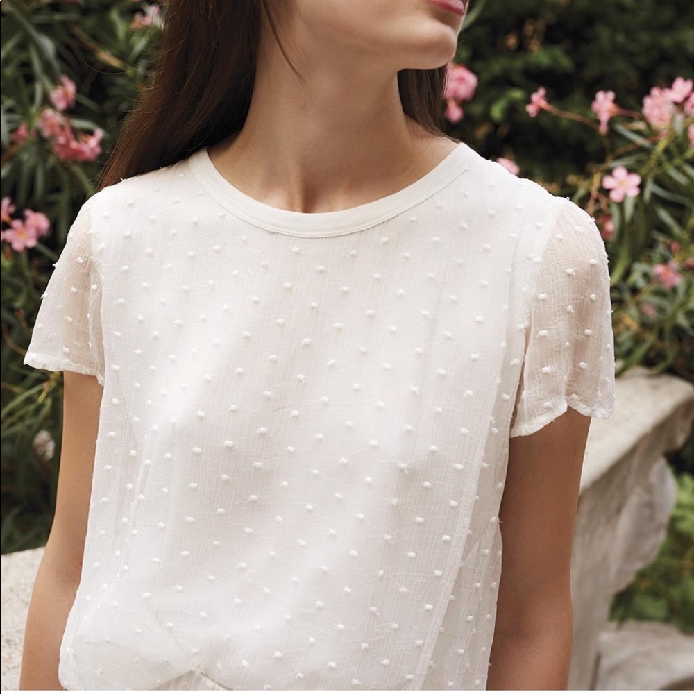 Semicouture Polkadot Embroidered Blouse